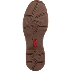 'Durango' Men's 12" Rebel Western Round Toe - Oak Bark / Midnight -Outland Style Shop DDB0428 outsole 1024x1024@2x