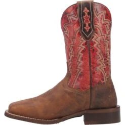'Dan Post' Men's 11" Killeen Western Square Toe - Tan / Red -Outland Style Shop DP4813 3 1024x1024@2x