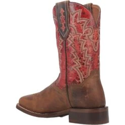 'Dan Post' Men's 11" Killeen Western Square Toe - Tan / Red -Outland Style Shop DP4813 9 1024x1024@2x