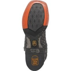 'Dan Post' Men's 12" Stanley Western Square Toe - Black -Outland Style Shop DP4909 7 1024x1024@2x