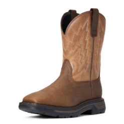 'Ariat' Men's Big Rig EH WP Soft Toe - Rye Brown -Outland Style Shop F20 MNS WORK 10033963 3 4 front 1024x1024@2x