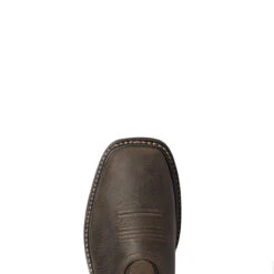 'Ariat' Men's Workhog XT VentTEK Square Toe - Brown -Outland Style Shop F21 MNS WORK 10038427 toe 1024x1024@2x