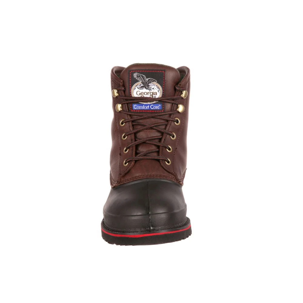 'Georgia Boot' Men's 6" Muddog EH WP Steel Toe - Dark Chocolate 2 'Georgia Boot' Men's 6" Muddog EH WP Steel Toe - Dark Chocolate - Image 2