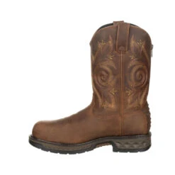 'Georgia Boot' Men's 10" Carbo-Tec EH WP Comp Toe - Brown -Outland Style Shop GB00239 instep profile 1024x1024@2x