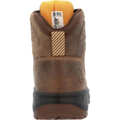 'Georgia Boot' Men's 6" Over Time EH WP Soft Toe - Brown -Outland Style Shop GB00521 back 1024x1024@2x