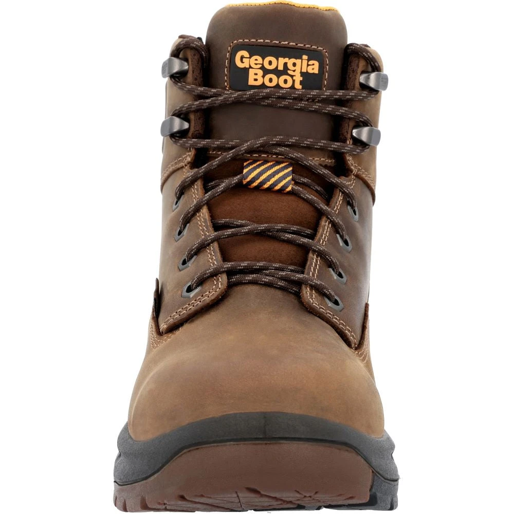 'Georgia Boot' Men's 6" Over Time EH WP Alloy Toe - Brown 2 'Georgia Boot' Men's 6" Over Time EH WP Alloy Toe - Brown - Image 2