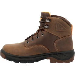 'Georgia Boot' Men's 6" Over Time EH WP Alloy Toe - Brown 7 'Georgia Boot' Men's 6" Over Time EH WP Alloy Toe - Brown -Outland Style Shop GB00522 instep profile 1024x1024@2x
