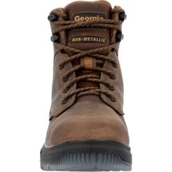 'Georgia Boot' Men's 6" FLXpoint Ultra EH WP Soft Toe - Brown -Outland Style Shop GB00551 front 1024x1024@2x