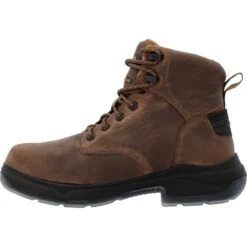 'Georgia Boot' Men's 6" FLXpoint Ultra EH WP Soft Toe - Brown -Outland Style Shop GB00551 instep profile 1024x1024@2x