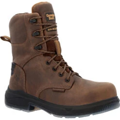 'Georgia Boot' Men's 8" FLXpoint Ultra EH WP Comp Toe - Brown -Outland Style Shop GB00554 1024x1024@2x