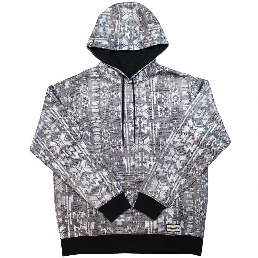 'Hooey' Men's "Mesa" Hoody - Grey / White 1 'Hooey' Men's "Mesa" Hoody - Grey / White
