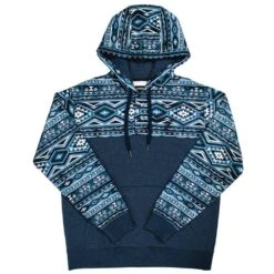 'Hooey' Men's "Indigo Jimmy" Hoody - Navy / Charcoal