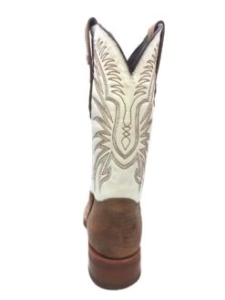 'Tanner Mark' Men's 13" Western Square Toe - Brown / Bone -Outland Style Shop IMG 3247 1024x1024@2x