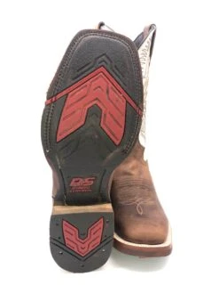 'Tanner Mark' Men's 13" Western Square Toe - Brown / Bone -Outland Style Shop IMG 3248 1024x1024@2x