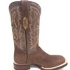 'Tanner Mark' Men's 13" Western Square Toe - Brown / Brown