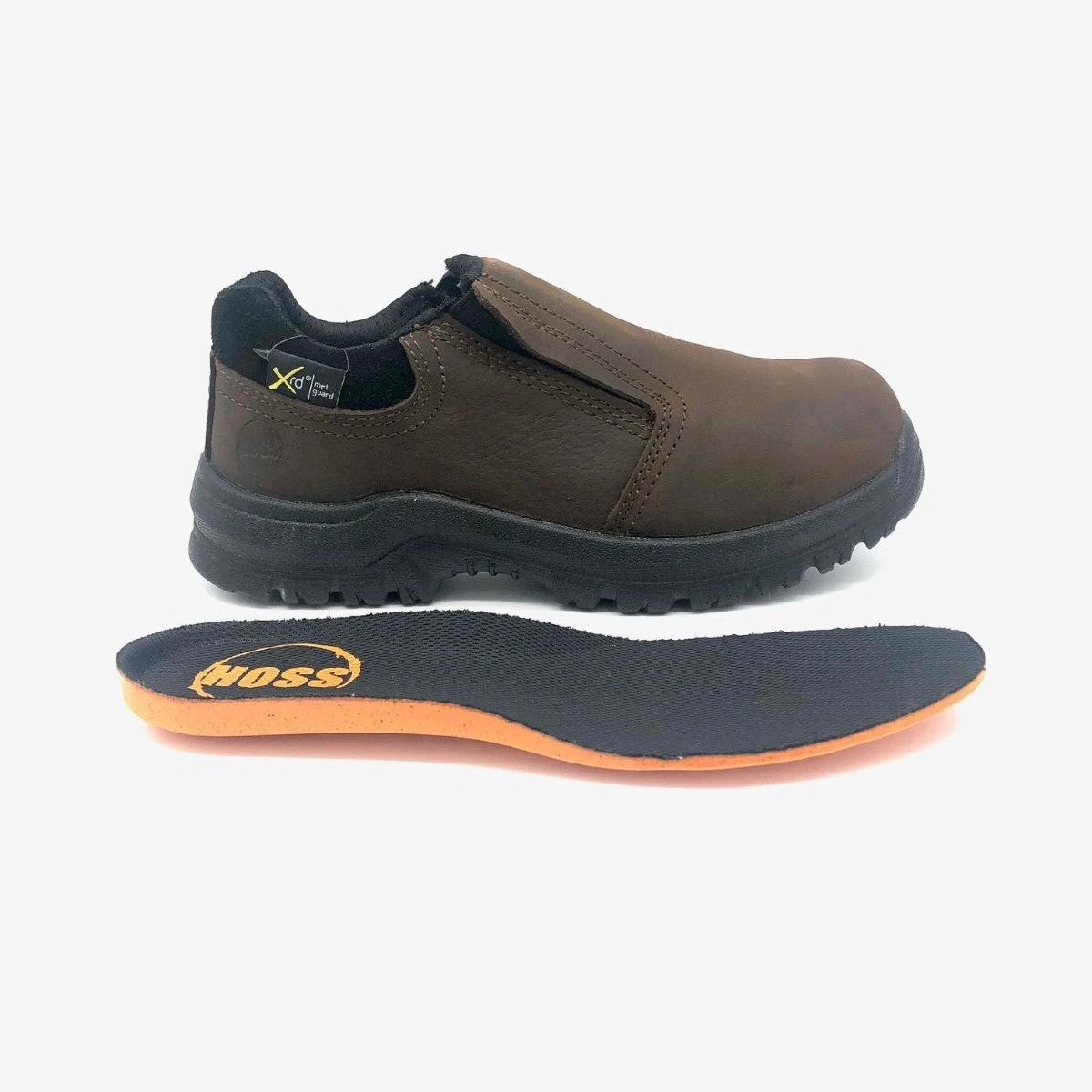 'Hoss Boots' Men's XRD Met Guard EH Slip On Comp Toe - Brown 1 'Hoss Boots' Men's XRD Met Guard EH Slip On Comp Toe - Brown