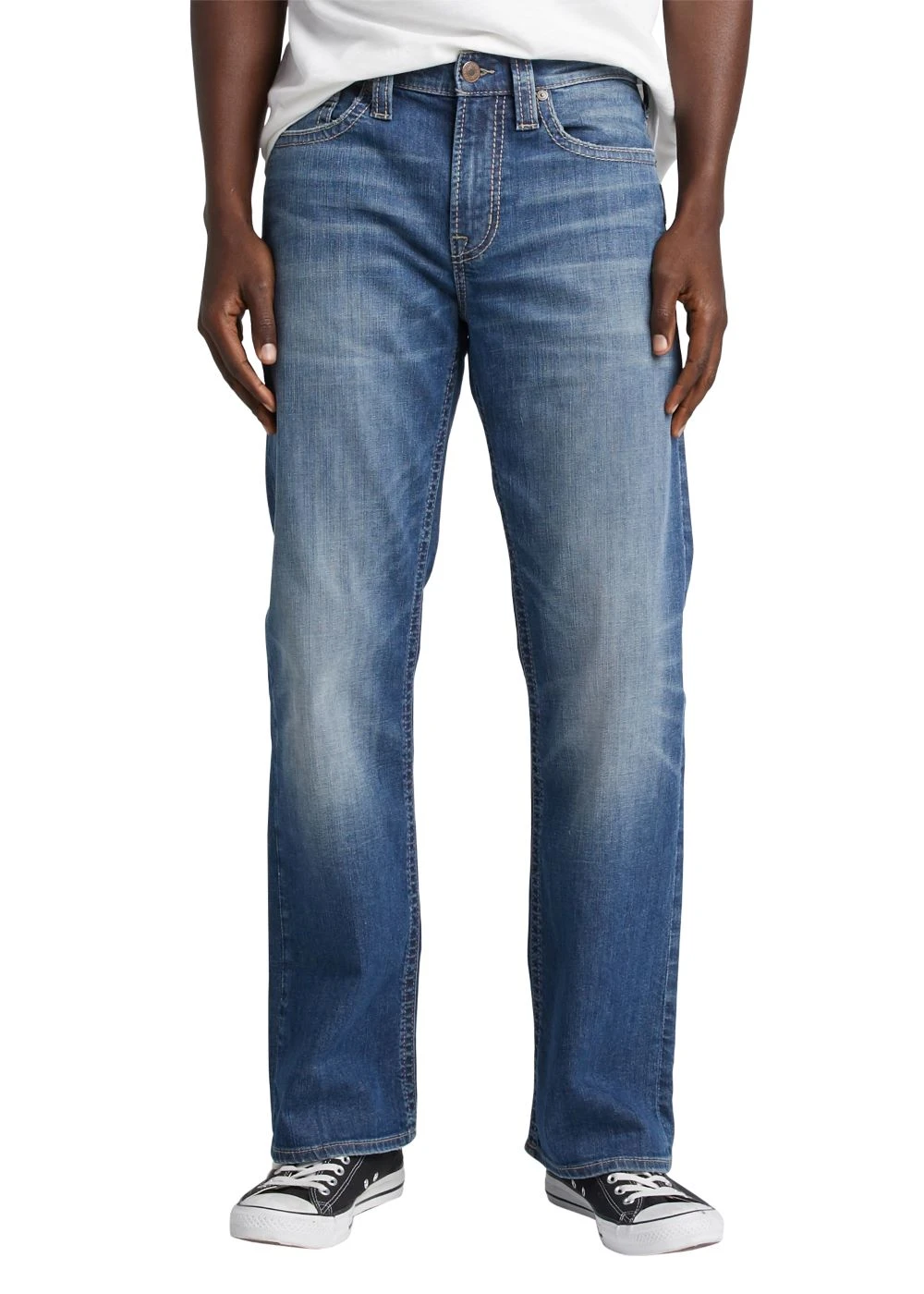 'Silver Jeans' Men's Craig Bootcut - Medium Dark Indigo 1 'Silver Jeans' Men's Craig Bootcut - Medium Dark Indigo