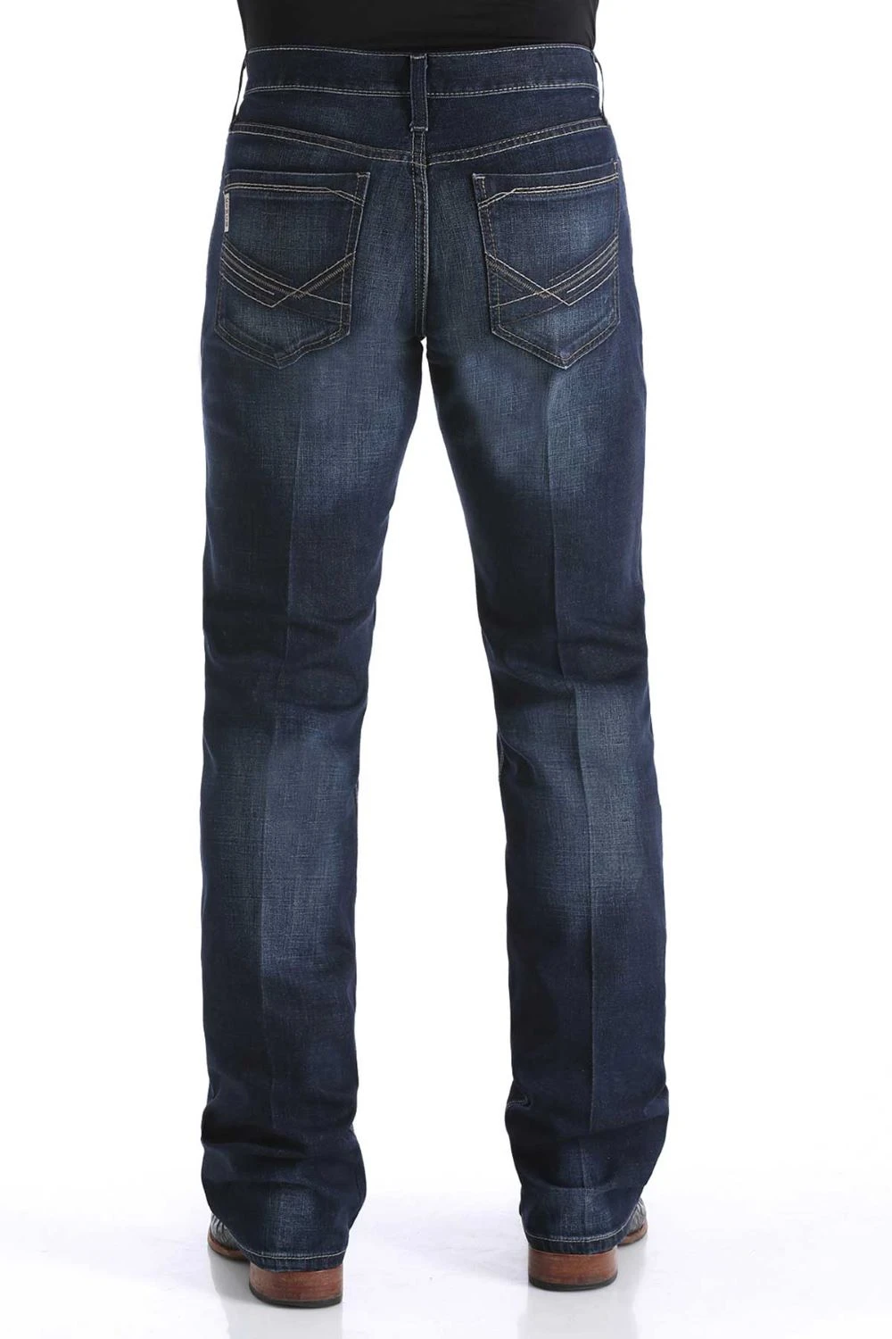 'Cinch' Men's Ian Slim Fit Jean - Dark Stone Wash 3 'Cinch' Men's Ian Slim Fit Jean - Dark Stone Wash - Image 3
