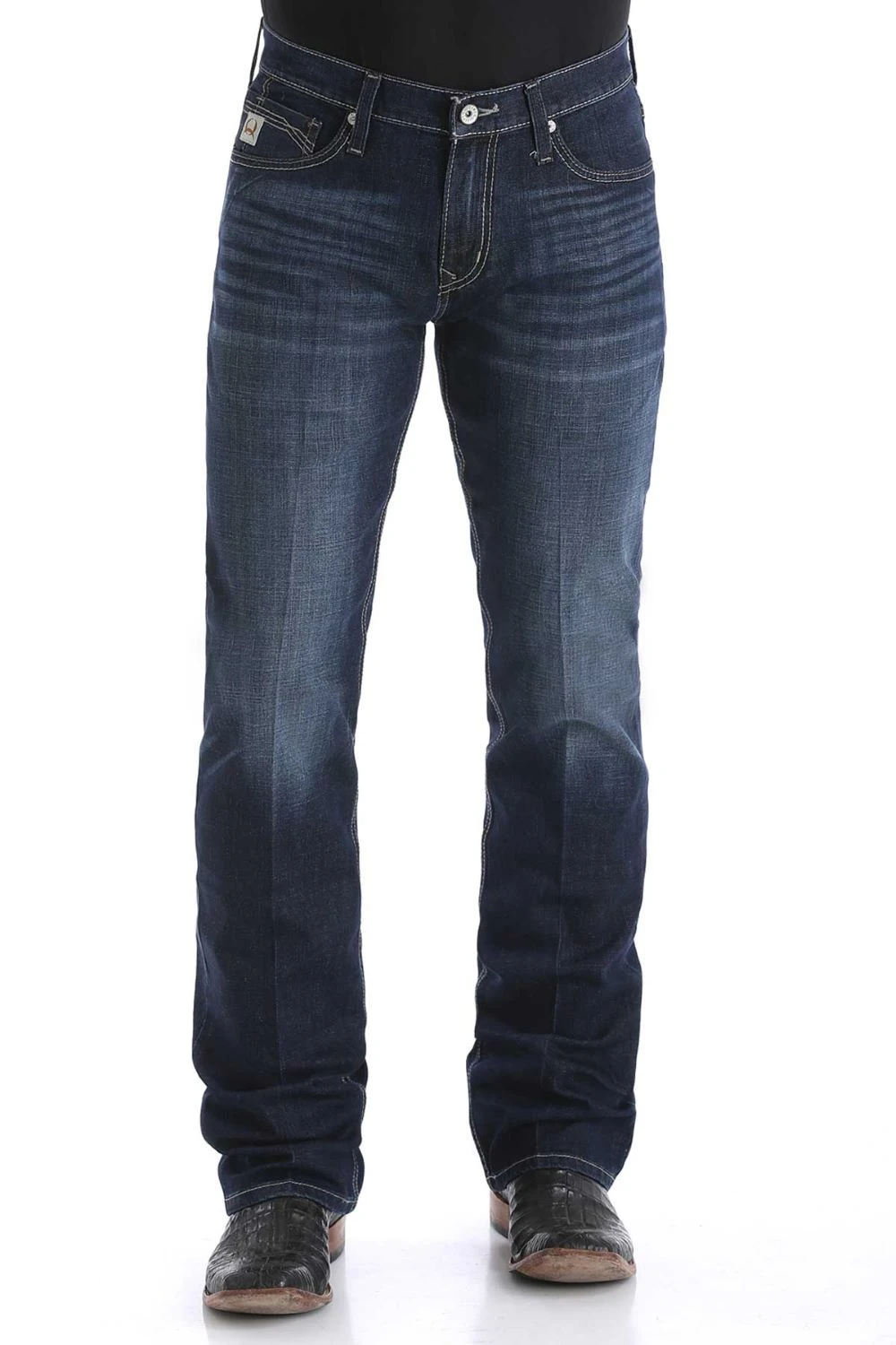 'Cinch' Men's Ian Slim Fit Jean - Dark Stone Wash 1 'Cinch' Men's Ian Slim Fit Jean - Dark Stone Wash
