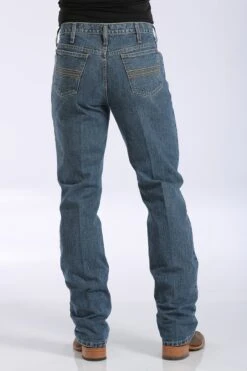 'Cinch' Men's Silver Label Slim Fit - Medium Stonewash -Outland Style Shop MB98034001 3 1024x1024@2x