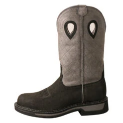 'Twisted X' Men's 12" Western Work EH Steel Toe - Charcoal / Grey -Outland Style Shop MLCS022 LT 4800x4800 af5221d8 86f2 4466 8ea0 98c062244428 1024x1024@2x
