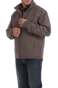 'Cinch' Men's Concealed Carry Canvas Twill Jacket - Stone 8 'Cinch' Men's Concealed Carry Canvas Twill Jacket - Stone -Outland Style Shop MWJ1505001 2 1024x1024@2x