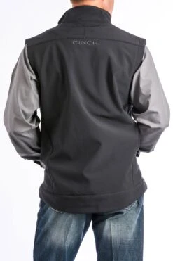 'Cinch' Men's Bonded Vest - Black (Ext. Sizes) -Outland Style Shop MWV101210X 3 1024x1024@2x