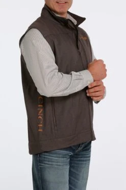 'Cinch' Men's Bonded Vest - Brown -Outland Style Shop MWV1515013 3 1024x1024@2x