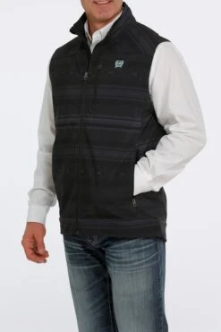 'Cinch' Men's Bonded Vest - Black 7 'Cinch' Men's Bonded Vest - Black -Outland Style Shop MWV1515014 2 1024x1024@2x
