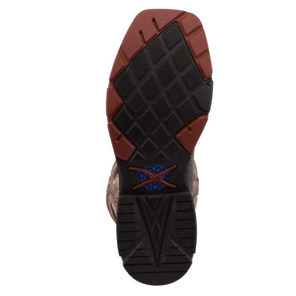 'Twisted X' Men's 12" Cellstretch EH WP Alloy Toe - Smokey Chocolate / Spice 3 'Twisted X' Men's 12" Cellstretch EH WP Alloy Toe - Smokey Chocolate / Spice - Image 3