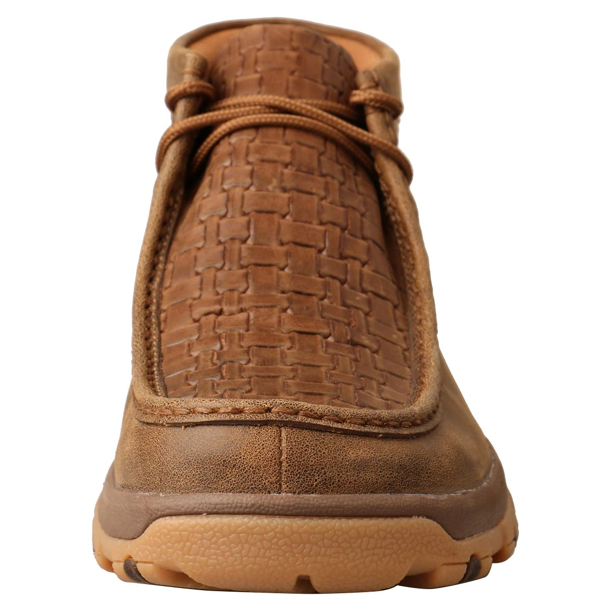 'Twisted X' Men's CellStretch® Chukka Driving Moc - Bomber / Chocolate 4 'Twisted X' Men's CellStretch® Chukka Driving Moc - Bomber / Chocolate - Image 4