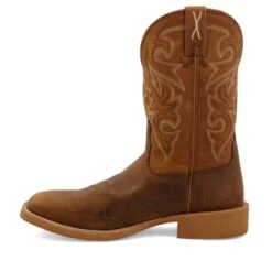 'Twisted X' Men's 11" Tech X™ Western Square Toe - Saddle / Rustic Orange -Outland Style Shop MXTR005.06 4800x4800 R 1024x1024@2x