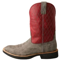 'Twisted X' Men's 11" Tech-X Cellstretch Western Square Toe - Grey / Red 11 'Twisted X' Men's 11" Tech-X Cellstretch Western Square Toe - Grey / Red -Outland Style Shop MXW0005 LT 4800x4800 295991a0 f381 405c ace7 6d176b45ecbb 1024x1024@2x