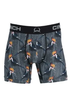 'Cinch' Men's 6" Woodpecker Boxer Brief - Grey 5 'Cinch' Men's 6" Woodpecker Boxer Brief - Grey -Outland Style Shop MXY6002021 1024x1024@2x