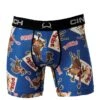 'Cinch' Men's 6" America Boxer Brief - Royal