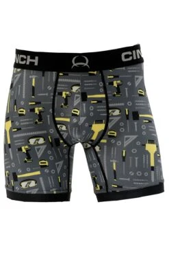 'Cinch' Men's 6" Tools Boxer Brief - Grey -Outland Style Shop MXY6002025 1024x1024@2x