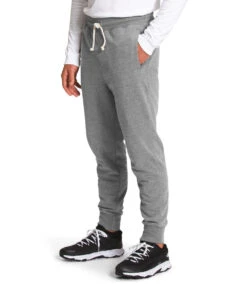'The North Face' Men's Heritage Patch Joggers - Medium Grey Heather -Outland Style Shop NF0A7WXI DYY model34 1024x1024@2x