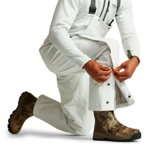 'Sitka' Men's Nodak Bibs - White 7 'Sitka' Men's Nodak Bibs - White - Image 7