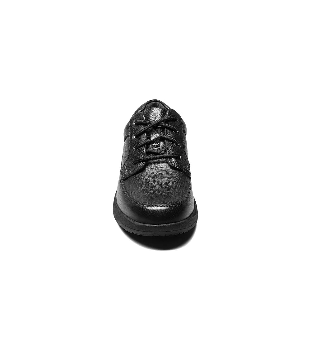 'Nunn Bush' Men's Cam Moc Toe Oxford - Black Tumbled 4 'Nunn Bush' Men's Cam Moc Toe Oxford - Black Tumbled - Image 4