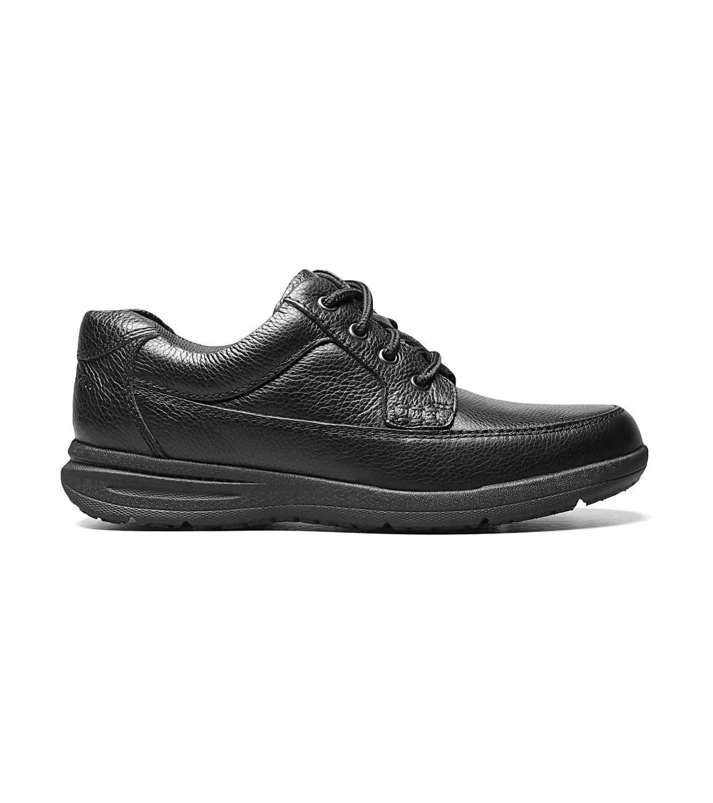 'Nunn Bush' Men's Cam Moc Toe Oxford - Black Tumbled 1 'Nunn Bush' Men's Cam Moc Toe Oxford - Black Tumbled
