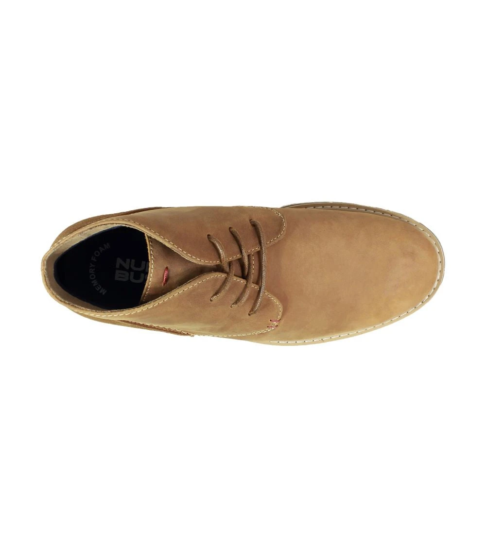 'Nunn Bush' Men's Littleton Plain Toe Chukka Boot - Tan Leather 2 'Nunn Bush' Men's Littleton Plain Toe Chukka Boot - Tan Leather - Image 2