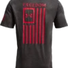 'Under Armour' Men's Freedom Flag T-Shirt - Charcoal Medium Heather / Red