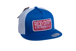 'Red Dirt Hat Company' Men's Tag Patch Cap - Royal / White