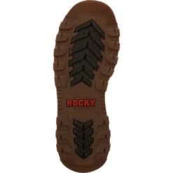 'Rocky'' Men's 6" Rams Horn EH WP Comp Toe Wedge - Brown -Outland Style Shop RKK0322 outsole 1024x1024@2x