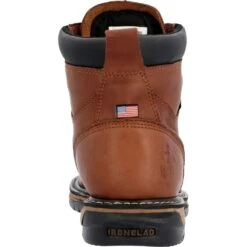 'Rocky' Men's 6" Ironclad EH WP Soft Toe - Brown / Sunset Wheat -Outland Style Shop RKK0361 back 1024x1024@2x