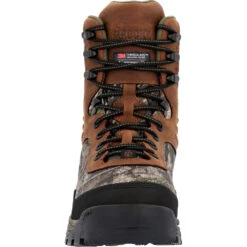 'Rocky' Men's 8" Lynx 800G WP Hunting - Brown / Camo -Outland Style Shop RKS0594 front 1024x1024@2x