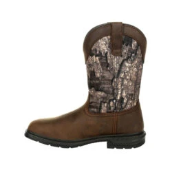'Rocky' Men's 11" Worksmart 400G WP Western Soft Toe - Realtree Timber -Outland Style Shop RKW0326 instep profile 1024x1024@2x