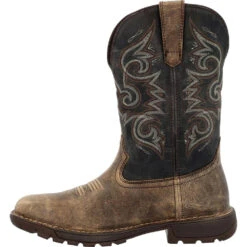 'Rocky' Men's 11" Legacy 32 EH WP Western Square Toe - Brown -Outland Style Shop RKW0389 instep profile 1024x1024@2x