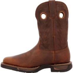 'Rocky' Men's Long Range Western WP Soft Toe - Brown 13 'Rocky' Men's Long Range Western WP Soft Toe - Brown -Outland Style Shop RKW0390 instep profile 1024x1024@2x