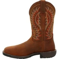 'Rocky' Men's 11" Rugged Trail EH WP Western Square Toe - Brown 13 'Rocky' Men's 11" Rugged Trail EH WP Western Square Toe - Brown -Outland Style Shop Rocky Rugged Trail 11 waterproof western work boot RKW0370 4 1024x1024@2x